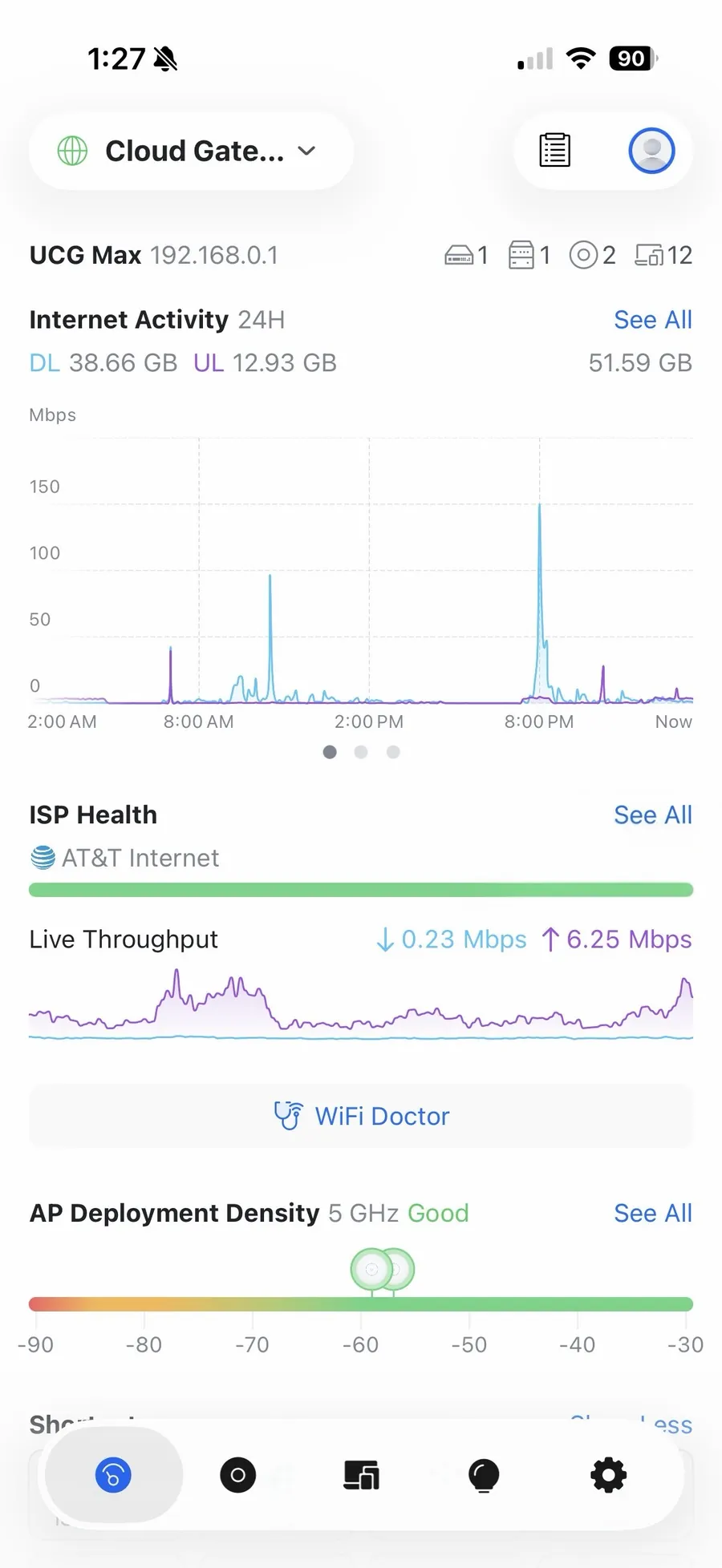UniFi AP frequency and channel config